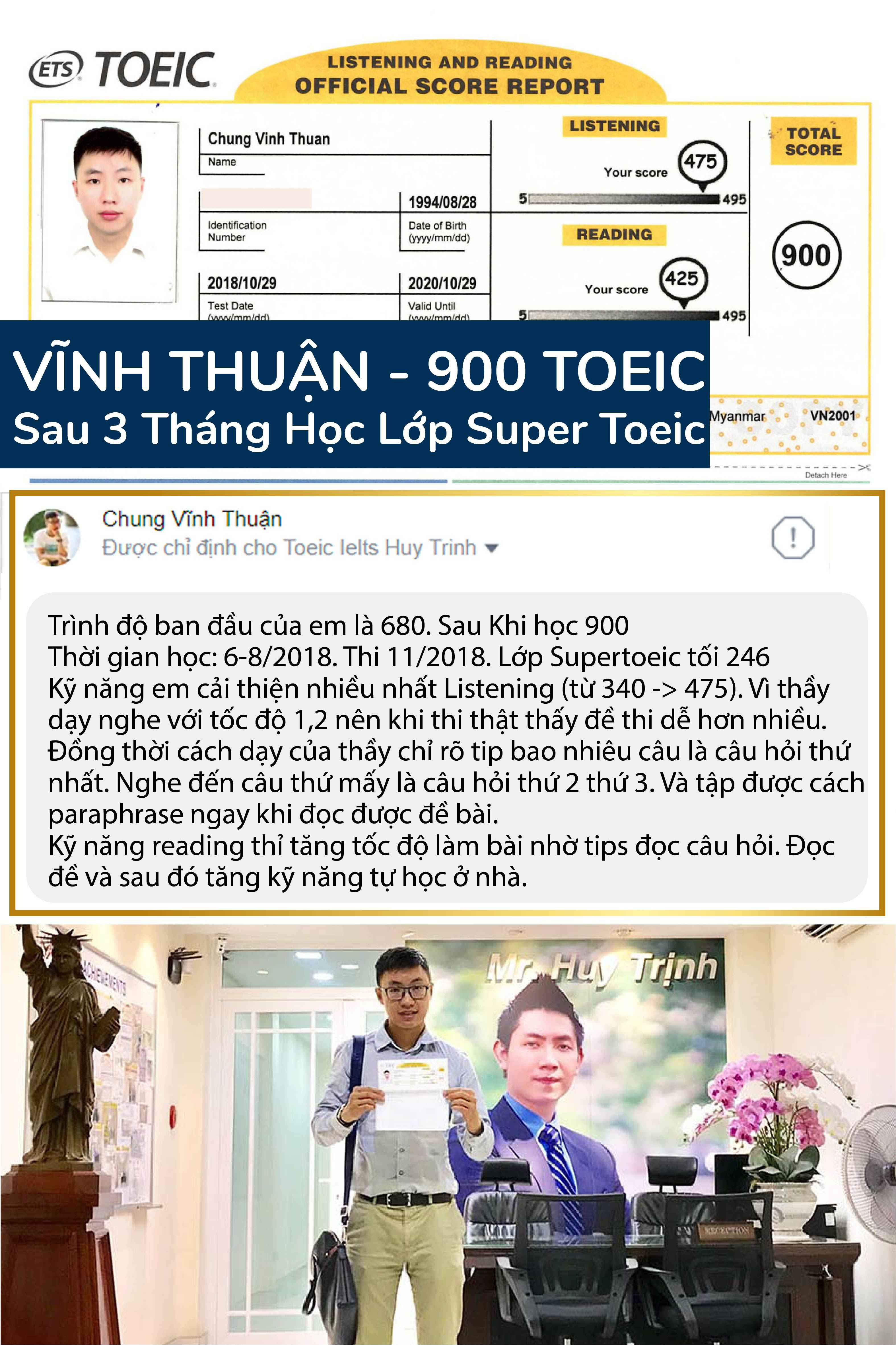TOEIC 09 - TỔNG HỢP VINH DANH TOEIC - CẢM NHẬN HV LỚP SUPER TOEIC